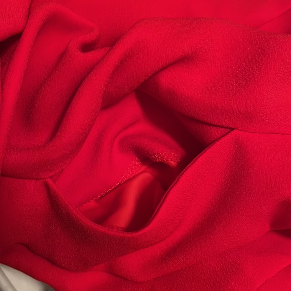 BANANA REPUBLIC LONG SLEEVE RED DRESS - Picture 6 of 6